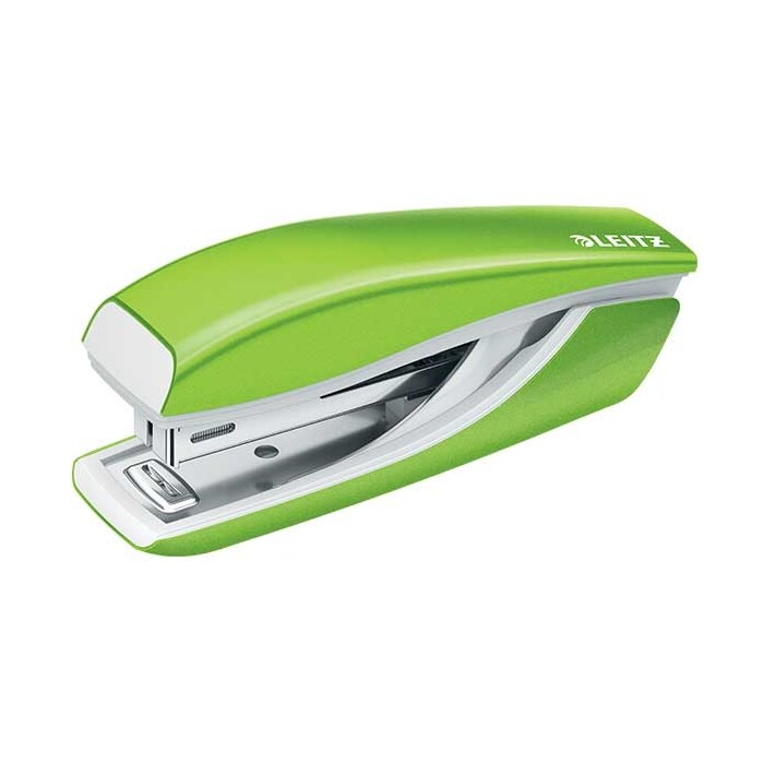 LEITZ Mini Hefter WOW, NeXXt Serie, metallic grün
