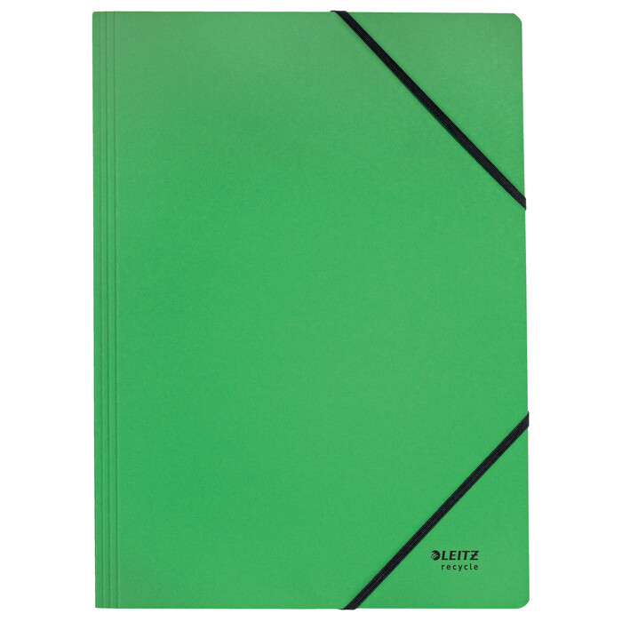 LEITZ Gummizugmappe A4 Recycle Karton grün