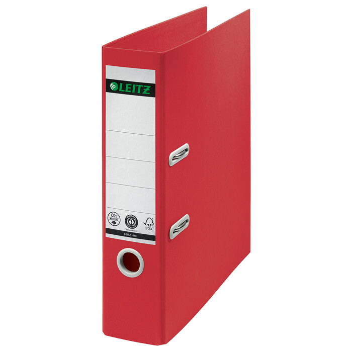 LEITZ Ordner A4 Recycle 8 cm rot