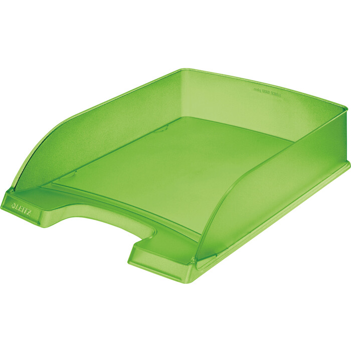 LEITZ Briefkorb A4 grün frost transparent
