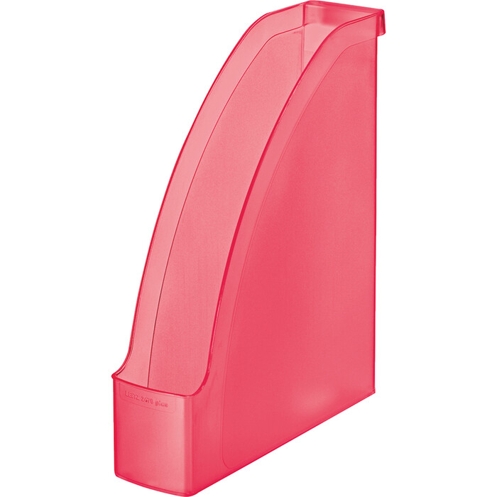 LEITZ Stehsammler A4 rot frost transparent