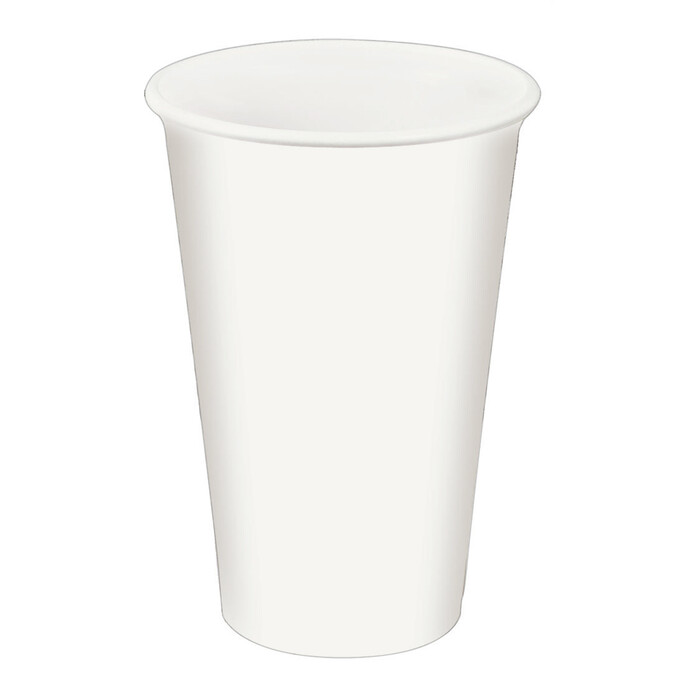HOSTI Pappbecher 0,4 Liter 15 Stück weiß