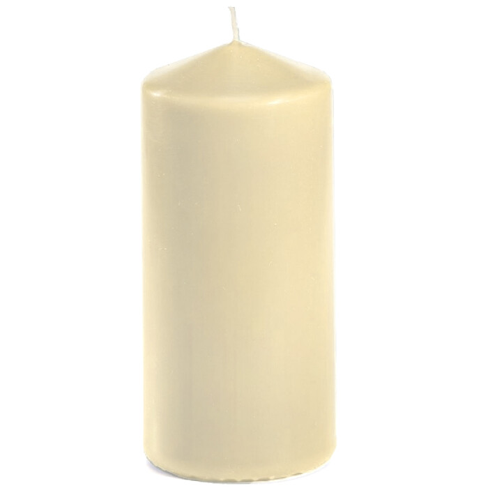 PAPSTAR Stumpenkerze 1 Stück Ø 6cm H: 13 cm creme