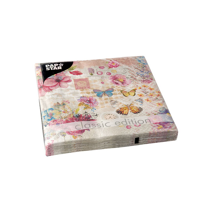 PAPSTAR Servietten Nora 20 Stück 33 x 33 cm