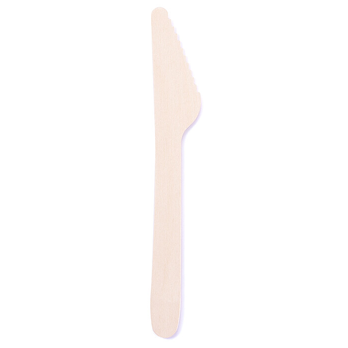 PAPSTAR Messer Pure 16,5 cm 25 Stück braun