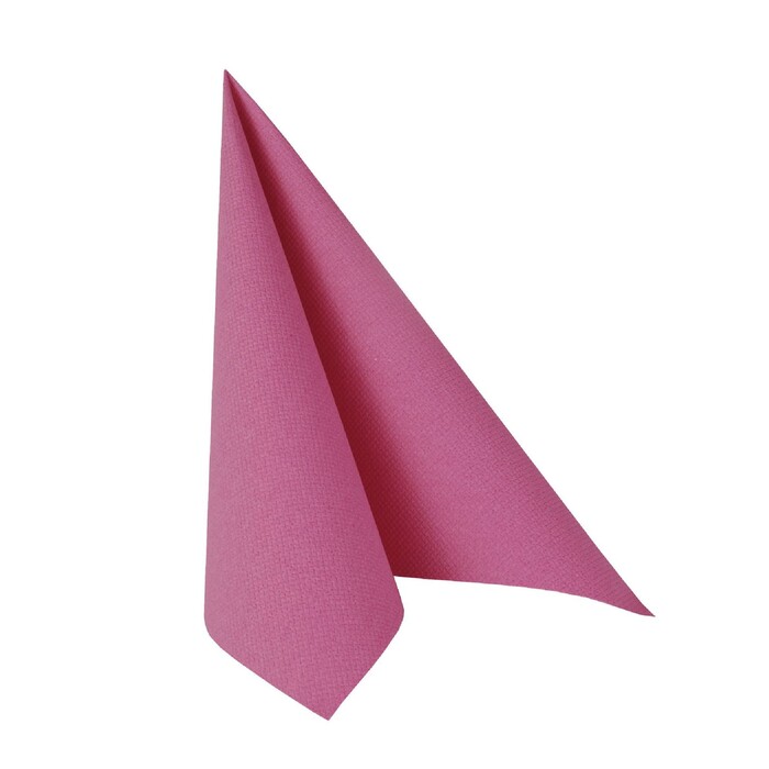 PAPSTAR Servietten Royal Collection 20 Stück 1/4-Falz 40 x 40 cm fuchsia