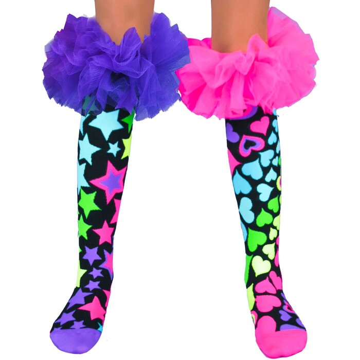 MADMIA Overknee-Socken Magic Frills Socks 1 Paar Einheitsgröße bunt