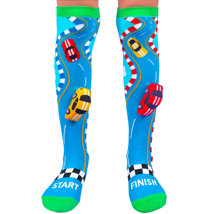 MADMIA Overknee-Socken Racing Cars Socks 1 Paar Einheitsgröße bunt