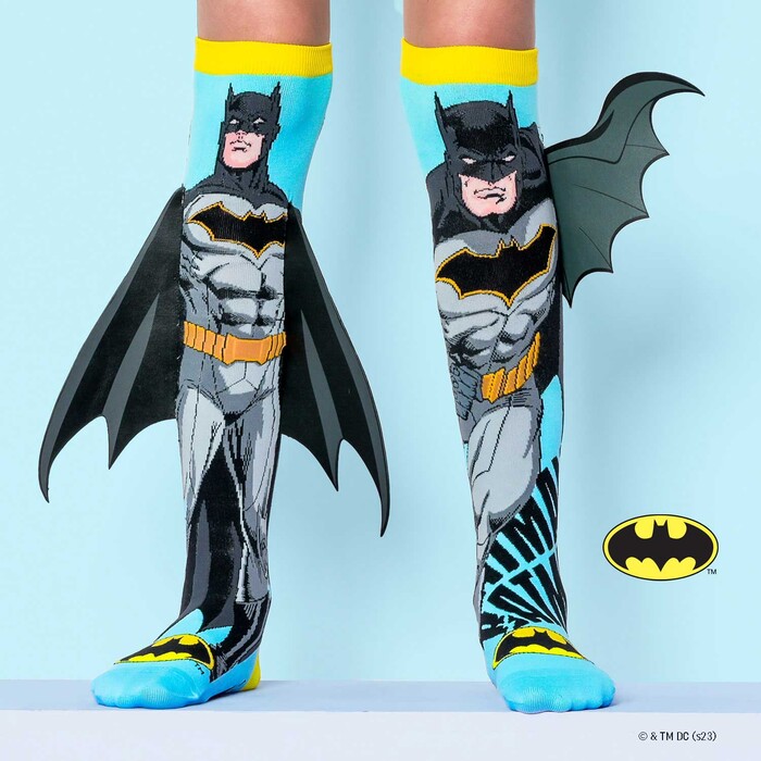 MADMIA Overknee-Socken Batman Socks 1 Paar Einheitsgröße bunt