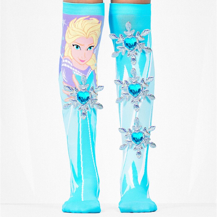 MADMIA Overknee-Socken Frozen Socks 1 Paar Einheitsgröße bunt