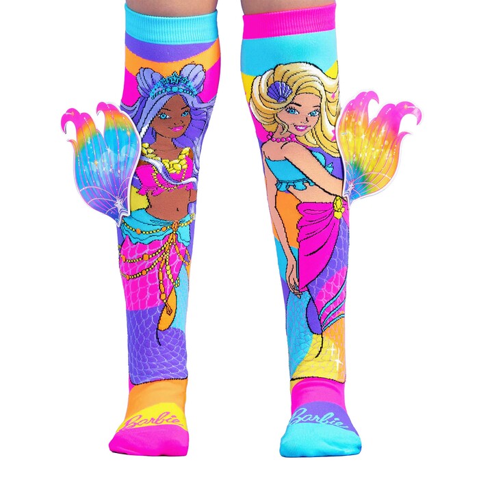 MADMIA Overknee-Socken Barbie Meerjungfrau Socks 1 Paar Einheitsgröße bunt