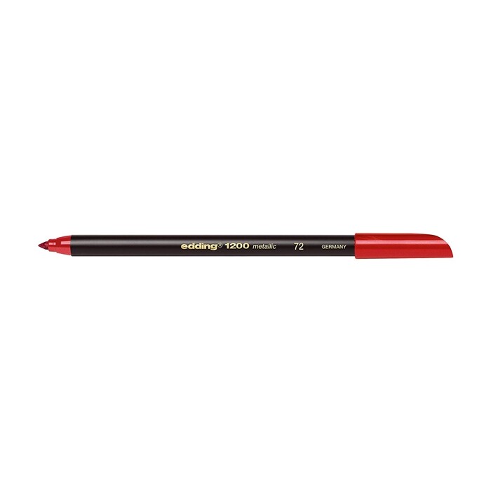 edding 1200 Metallic-Fasermaler, rot