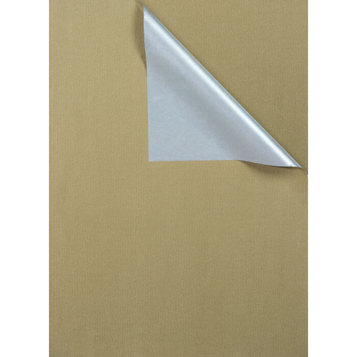 Geschenkpapier XXL 70 cm x 50 m gold/silber
