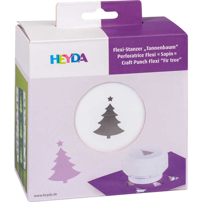 HEYDA Flexi-Motivstanzer Tannenbaum weiß