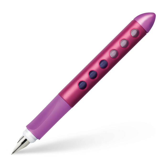 FABER-CASTELL Füllhalter Scribolino für Rechtshänder brombeere