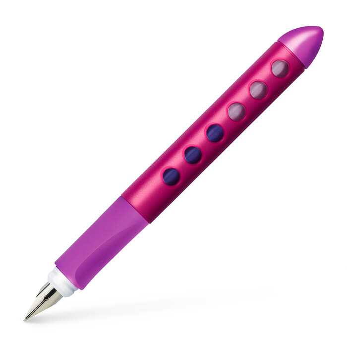 FABER-CASTELL Füllhalter Scribolino für Linkshänder brombeere