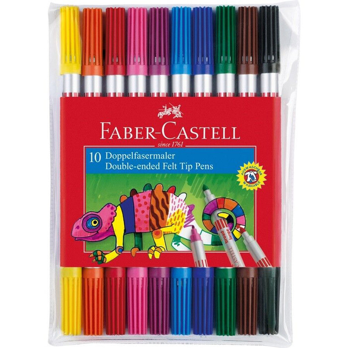 Faber-Castell Doppelfasermaler 10er Etui