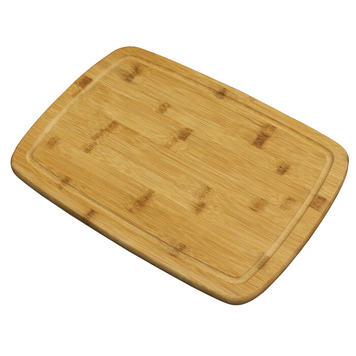 Schneidbrett aus Bambus 40 x 28 cm braun