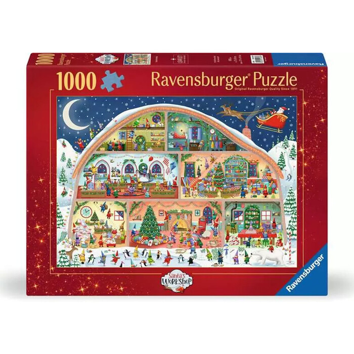 RAVENSBURGER Puzzle Die Weihnachtswerkstatt 1.000 Teile