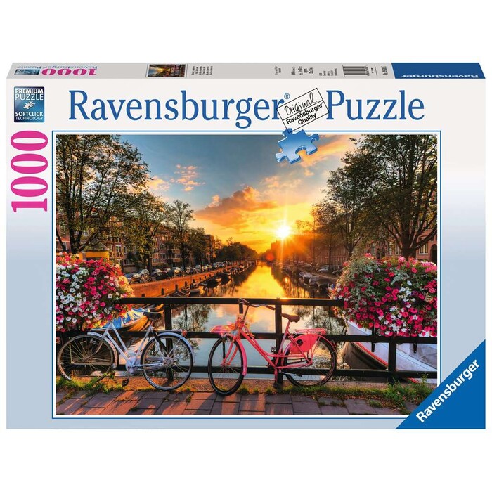 RAVENSBURGER Puzzle Fahrräder in Amsterdam 1000 Teile