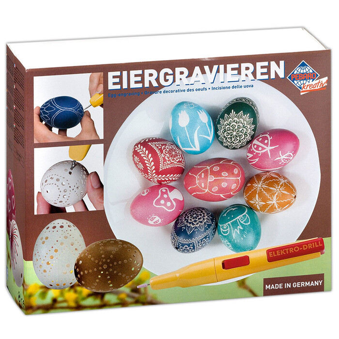 PEBARO Bastel-Set Eiergravieren