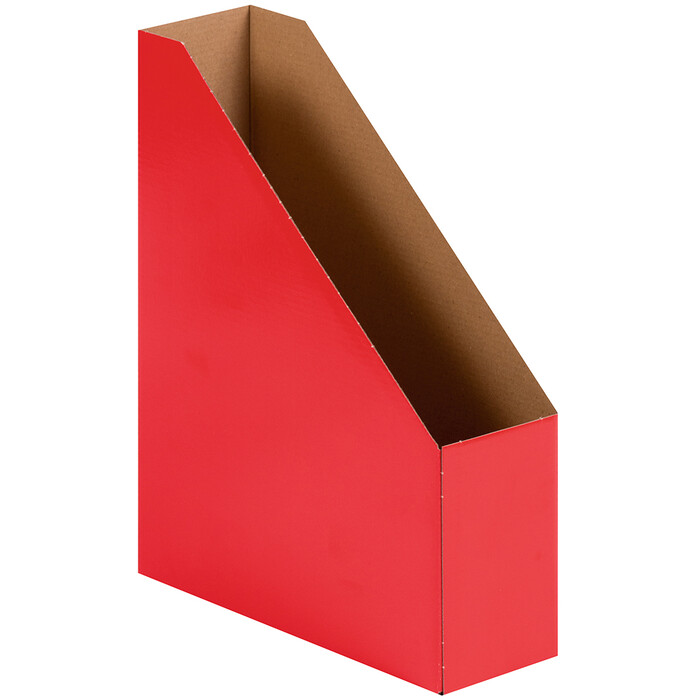 Stehsammler aus Karton A4 7 cm rot