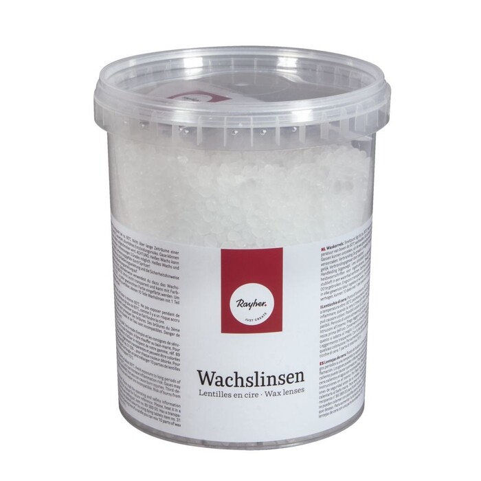 RAYHER Wachslinsen 800 g weiß