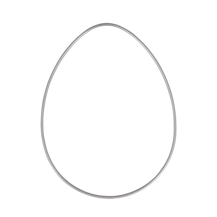RAYHER Metallring Ei 20 cm silber