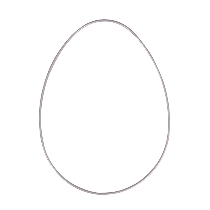 RAYHER Metallring Ei 25 cm silber