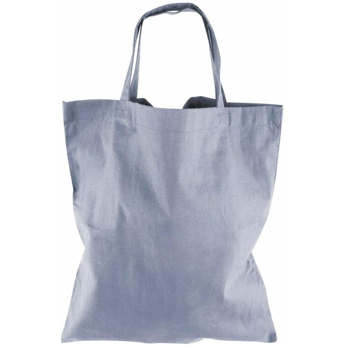 Baumwoll-Tasche 38 x 42 cm grau