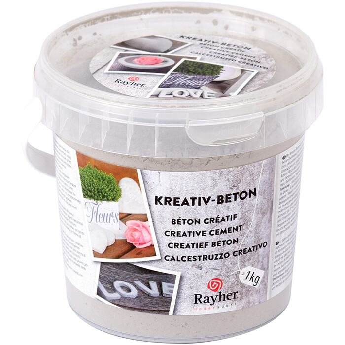 RAYHER Kreativ-Beton 1 kg im Kübel