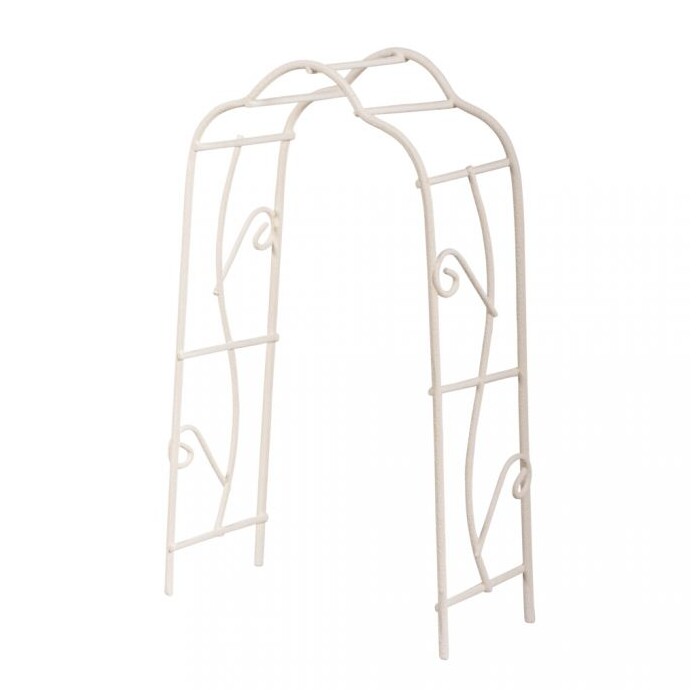 Minigarten Rankbogen 8,2 x 4,1 x 15,5 cm weiß