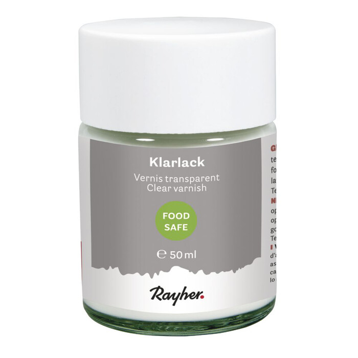 RAYHER Klarlack lebensmittelecht 50 ml transparent