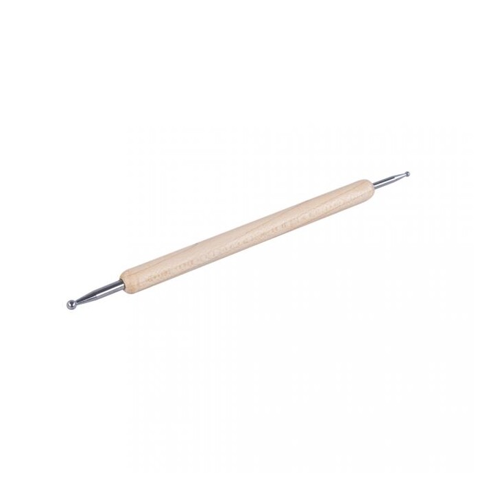RAYHER Dot Painting Metallstift mit 2 Spitzen natur