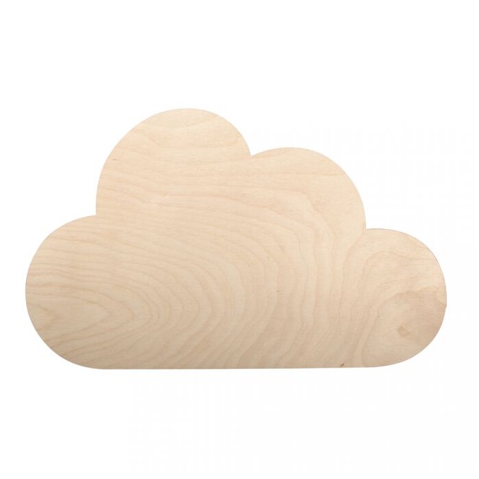 RAYHER Holzbausatz Lampe Kleine Wolke 6 Teile natur