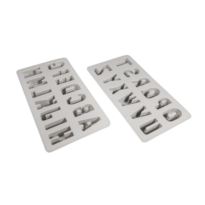 RAYHER Silikon Gießform ABC 2-teilig mit 26 Buchstaben