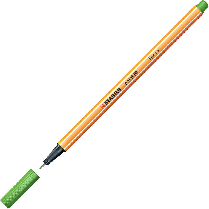 Stabilo point 88 Fineliner 0.4 mm Grün - Image 7