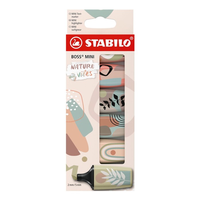 STABILO Textmarker BOSS MINI 6er Etui Naturvibes