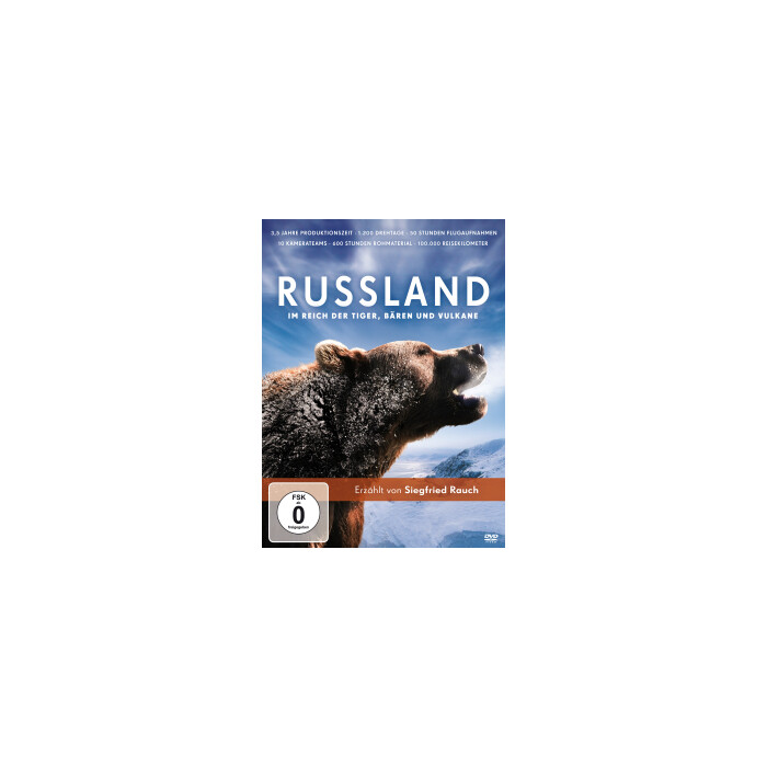 Russland - Im Reich der Tiger, Bären und Vulkane, 1 DVD - DVD