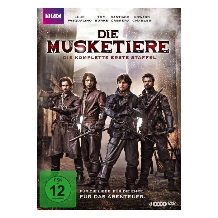 Die Musketiere - Die komplette erste Staffel. Staffel.1, 4 DVD - DVD