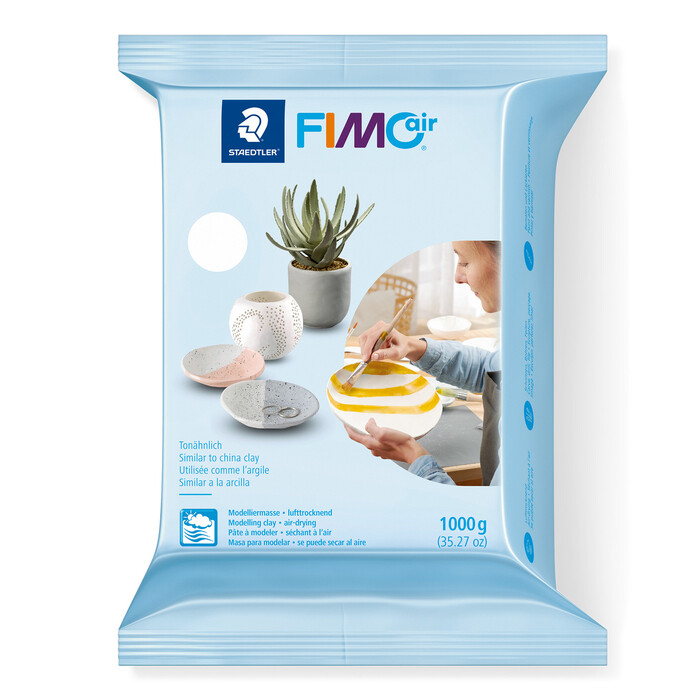 STAEDTLER® FIMO® Modelliermasse Air Basic 1kg weiß