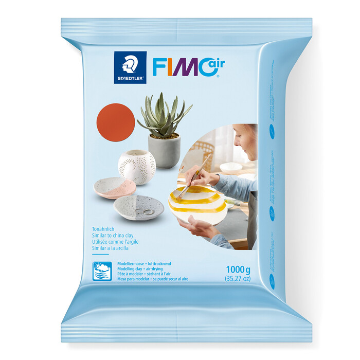 STAEDTLER® FIMO® Modelliermasse Air Basic 1 kg terracotta