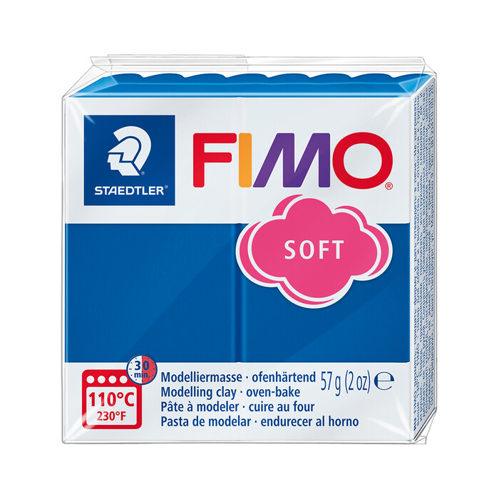 STAEDTLER® FIMO® Soft Einzelblock ofenhärtend pazifikblau