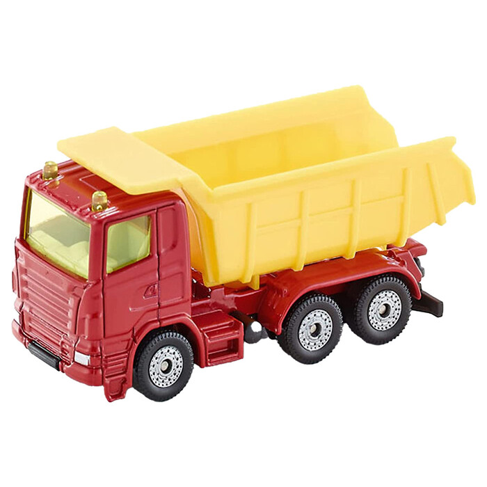 SIKU LKW mit Kippmulde Metall/Kunststoff 1075 rot/gelb