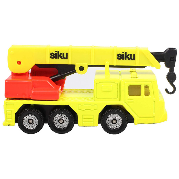 SIKU Hydraulischer Kranwagen Metall/Kunststoff 1326 gelb/rot