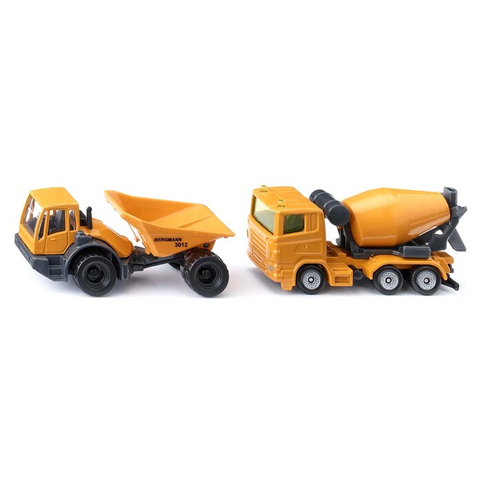 Siku Gelb 1692 Dumper Und Betonmischer Baustellen Set - 1692 - Image 10