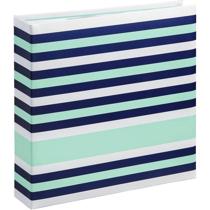 HAMA Memo-Album Designline Stripes für 200 Fotos im Format 10 x 15 cm bunt
