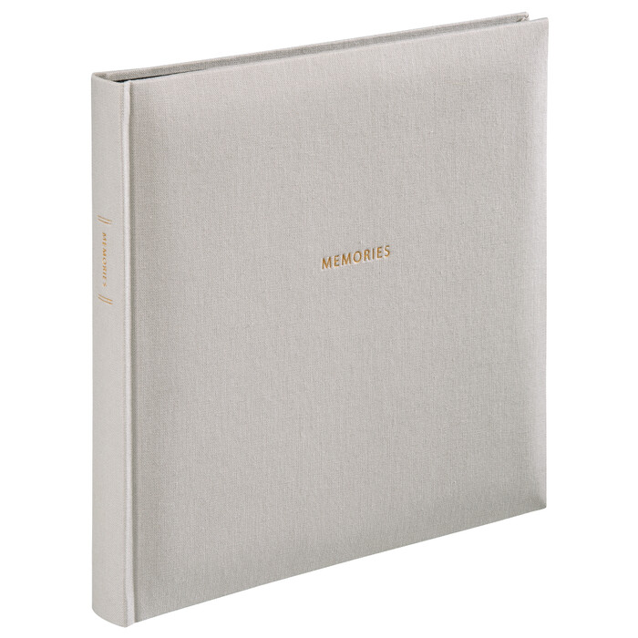 HAMA Jumbo-Album Memories 30 x 30 cm 50 schwarze Seiten grau