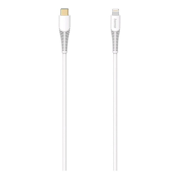 HAMA Ladekabel USB-C auf Lightning 1,5 m weiß