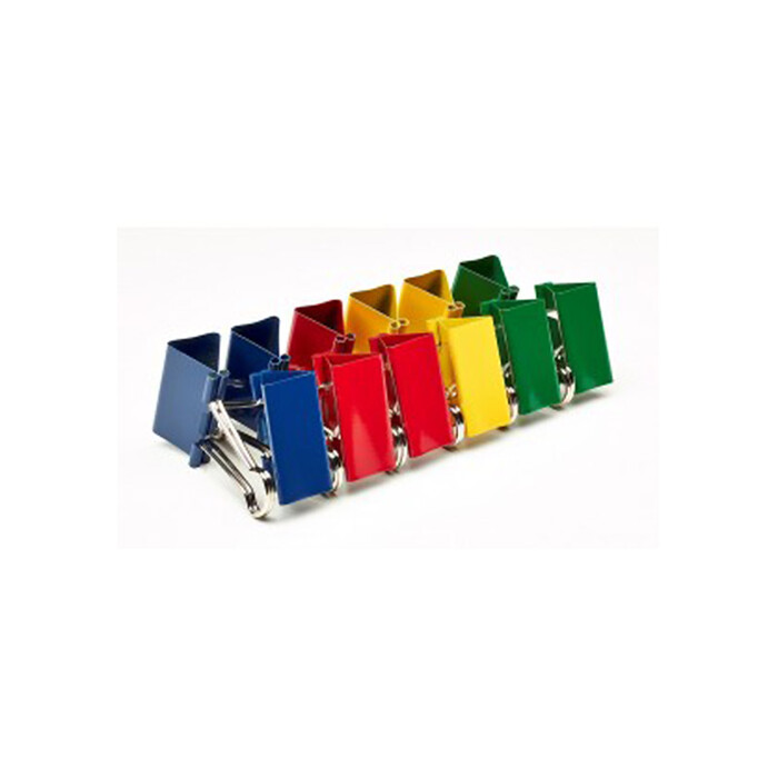 ALCO Foldback-Klammern 6 Stück 19 mm mehrfarbig